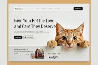 design pet shopify store pet website pet supplies store pet dropshipping store