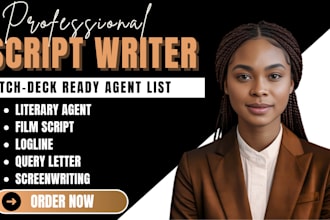 responsive agent for a movie script screenplay tv series feature film script