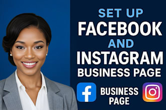 set up facebook and instagram business pages, branding, social media business