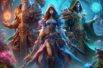 design an amazing d and d character for you