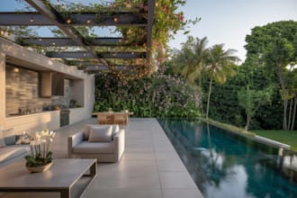 design 3d landscape, garden layout, backyard, front yard, pool design