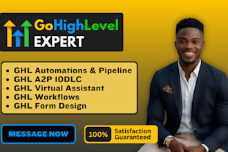 gohighlevel automation ghl workflow ghl pipeline a2p 10dlc ghl va
