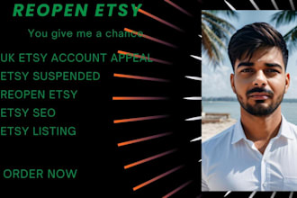 reopen etsy permanently suspended with UK etsy  appeal letter