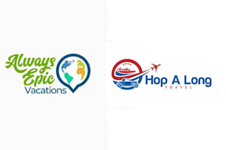 design tour travel logo