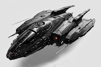 create 2d, scifi, fantasy, realistic environment  concept art