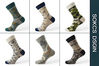 design pattern streetwear custom socks design bmp files crochet tech packs kit