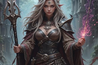 make a amazing dnd party d and d character for you