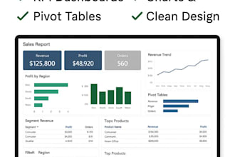 create professional excel dashboard and business reports