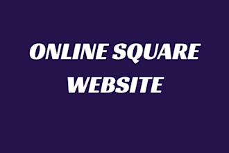 design a high impact square online website to elevate your brand