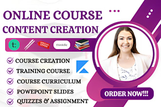 create ebook online course content course curriculum creation training course