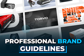 design a professional logo, brand style guide, branding kit and brand identity