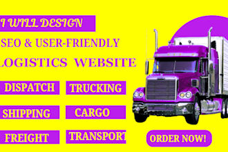 build logistics trucking towing transport freight brokerage cargo website cargo