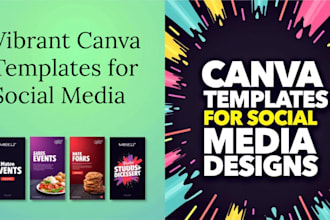 design editable canva templates and social media kits for a stunning brand feed