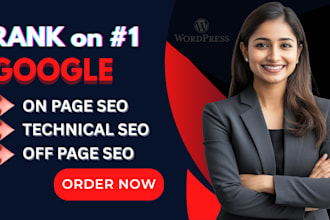 optimize technical onpage SEO for odoo, showit, duda, wordpress or wix website