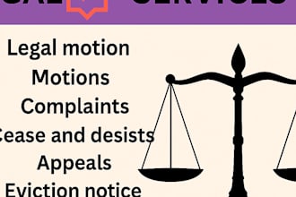 do legal drafting research lawsuits legal motion and civil litigation complaints