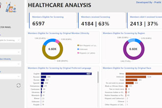 be your business data analyst and visualization expert