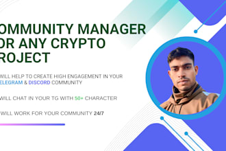 expertly manage your crypto telegram discord community