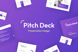 design pitch deck powerpoint for technology startup company