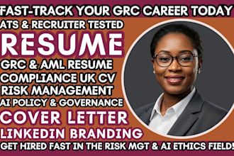rewrite compliance, risk, grc, ai policy, aml resume CV for US and UK jobs