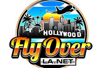 design a unique modern airplane logo