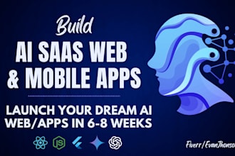 build ai website, ai mobile app, ai saas website, ai chat app, ai expert