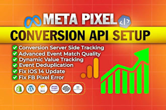 setup meta facebook pixel conversion API server side tracking