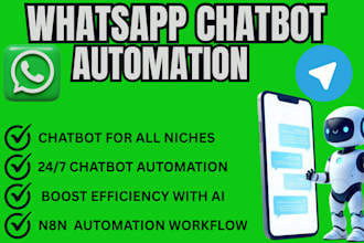 create whatsapp chatbot ai chatbot n8n fix flow manychat telegram automation