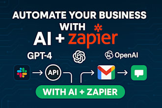 automate your business workflows using zapier, openai, and apis