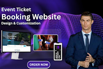 do event listing and ticket selling website with online booking