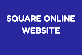 design or redesign your square online website professionally