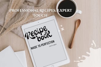 create recipes or cookbooks as a certified chef