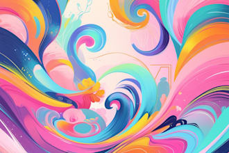 paint digital abstract art illustration
