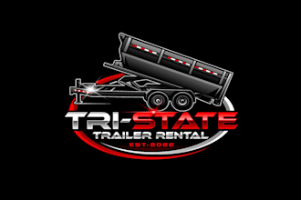 create exclusive and marvelous dump trailer  logo design