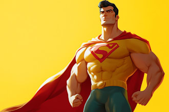 do your very own superhero or villain in marvel style