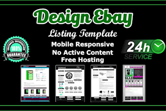 custom ebay listing template responsive ebay store