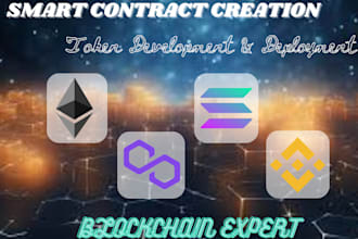 create and deploy custom smart contracts on binance and ethereum