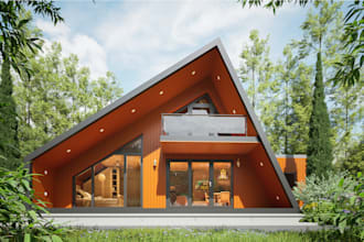 create realistic 3d exterior render with sketchup and d5 render