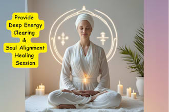 provide deep energy clearing and soul alignment healing session