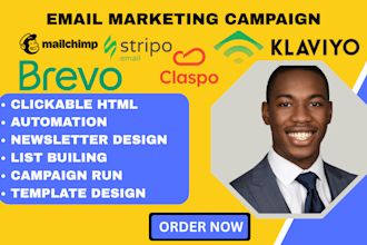 setup brevo, email automation, stripo, chamaileon ,claspo