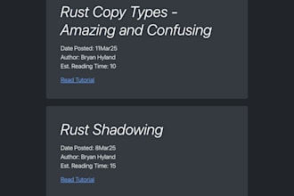 build web and desktop applications built with rust frameworks