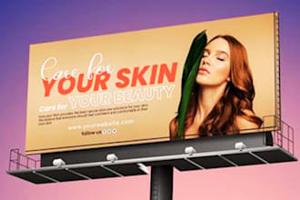 design professional billboard and outdoor banner signage