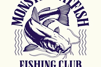 design a high quality fish logo for your business