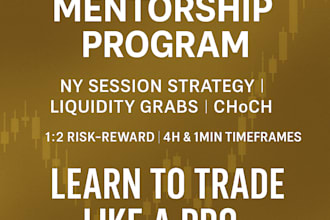 mentor you in xauusd gold trading using smart money concepts