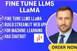 fine tune llms llama build streamlit web app for machine learning rag chatbot