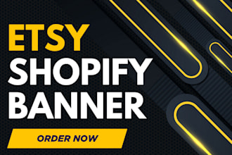 etsy shop banner shopify website banner design shopify store design etsy store