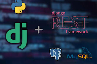 develop your backend using python django rest framework