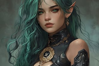 make a amazing dnd party d and d character for you