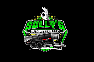 create exclusive and marvelous dumpster logo design