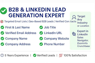 do targeted b2b lead generation, business leads, linkedin leads, prospect lists