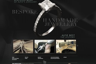 create a shopify jewelry website or fashion shopify store